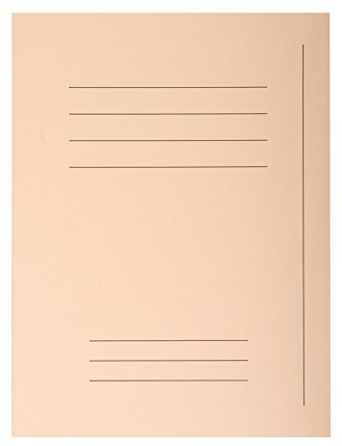 Exacompta 435002E - Lote de 50 Subcarpetas Forever® 250 Impresas, Color Crema