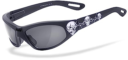 HELLY - No.1 Bikereyes® | Bikerbrille, Motorrad-Sonnenbrille, Motorradbrille | beschlagfrei, winddicht | HLT® Sicherheitsglas | TOP Tragegefühl