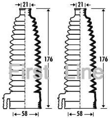 First Line FSG3281 Bellow, Steering Mechanism