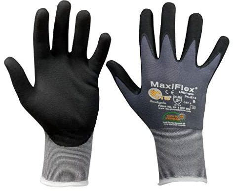 SWSteel Z633, G nylon stickhandske nitril/PU foam, storlek 10 10 par ekonomipaket