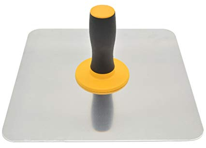 Dyda6 Gipsfalle, 300 x 300 mm, Aluminium, mit Griff, Mörtelbretthalter, Putzwerkzeug (wie abgebildet)