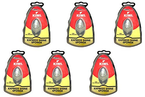 Kiwi Kiwi Express Schuhputzschwamm, neutral, 5,9 ml, 6 Stück, Mehrere Farben, Free Size