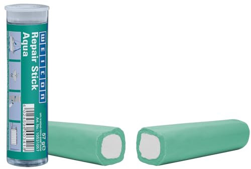 WEICON Repair Stick aqua, adhésif résine époxy à deux composants, 57g