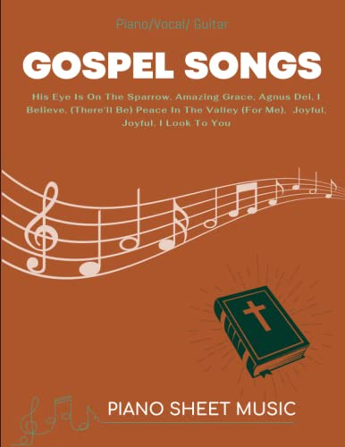 Piano Sheet Music Gospel Songs: 20 Songs For Piano, Vocal, Guitar