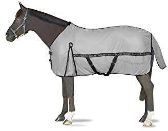 Horze Pferde Fliegendecke Paso Fino, Fliegenschutz, Fliegendecke mit UV-Schutz