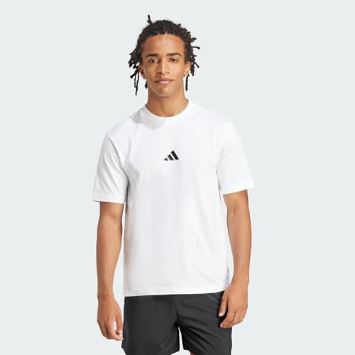 Adidas Herren Essentials SMALL Logo Single Jersey Tee