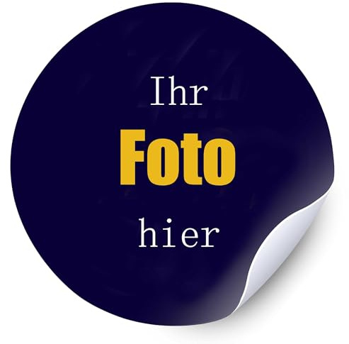Personalisierte Aufkleber - Aufkleber Selbst Gestalten, 10 Stück, ideal für Unternehmen Logos, Personalisiert Geschenke für Weihnachten, Halloween, Geburtstag (A)