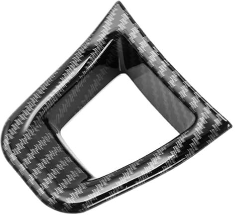 STRJUS Lenkradschoner Für VW Für Passat B8 Für T&iguan MK2 Für G&olf 7 7.5 MK7 MK7.5 E-UP Zubehör Auto Lenkradbezug Zieraufkleber(Carbon Fiber Black)