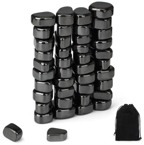 Wukong Gomice Lot de 40 aimants magnétiques en hématite pour réunion de famille, camping, bureau, voyage