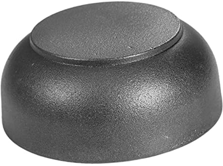 HOLIDYOYO Bol Alimentaire Ménager Coréen en Fonte Bords Lisses et Design Élégant Bol de Service Créatif pour Restaurant et Maison Confortable à Tenir Noir