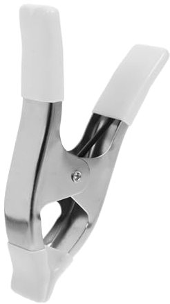OSALADI Nickel Plated Clip Spring Clamp Metal for Backdrop Stand Photography Backdrop Clamps Heavy Duty Hanging Clips for Crafts and Woodworking