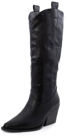 Toocool Stivali Donna Texani Cowboy Western Camperos Scarpe A Punta GA021