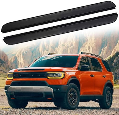 Lot de 2 pédales fixes pour marchepied latéral avec barre Nerf pour Honda Passport 2026.