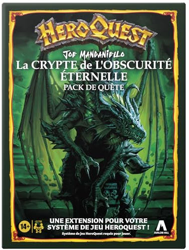 Avalon Hill HeroQuest The Crypt of Eternal Darkness Quest Pack by Joe Manganiello (Requires HeroQuest Game System) - French Version