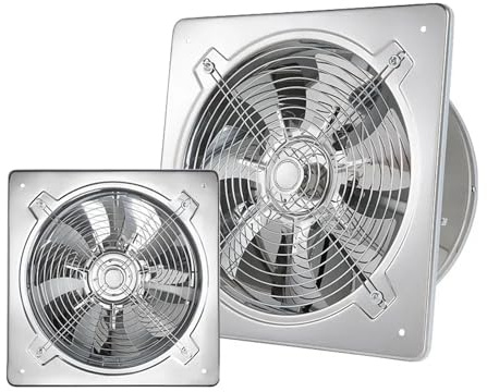 Ventilatore di scarico aria da 6/8 pollici, ventilatore di scarico aria ad alta velocità for bagno, cucina, WC, finestra, parete per interni(8inch)
