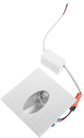 GALPADA Lámpara LED Empotrada Cuadrada para Escalones Interior Luz de Pared de Aluminio Iluminación Suave para Pasillos Escaleras Porches y Sótanos Luz Fría