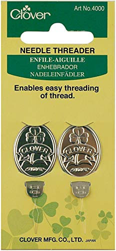 Clover 4000 Einfädler, 2 Stück, Legierter Stahl, (1er Pack)