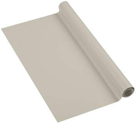 Venilia Klebefolie | Taupe Leder-Optik Lederflicken | 67,5cm x 1,5m, Stärke 260μ | selbstklebende Möbel-Folie, Dekofolie, Tapete, Küchenfolie | PVC ohne Phthalate | Made in EU