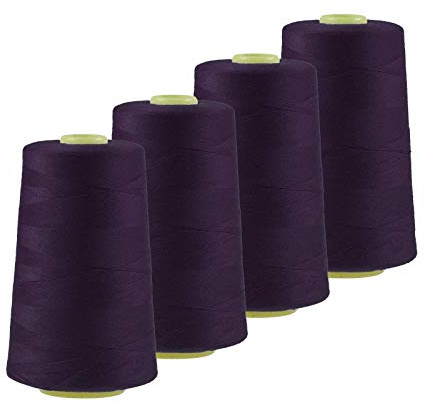 4 x 4572m Qualitäts Overlock-Garn Oeko-Tex Overlock Nähgarn Farben 621-660