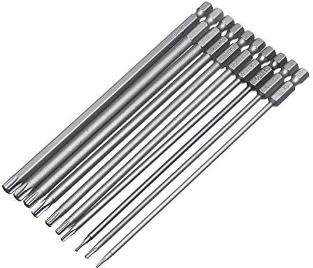 ExcLent 10 Stücke 150Mm Torx Schraubendreher Bit Sechskantschaft Tt8-Tt40 Bohrmaschine Schraubendreher Bits Set - 40