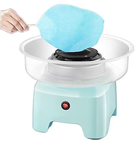 PanHuiWen Premium Retro Cotton Candy Floss Maker Machine Cotton Candy Machine Maker for Kids, 500W Perfect Sugar or Candy Making for Parties Celebrations,blue
