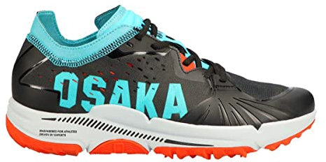 Osaka Unisex Scarpe Hockey su Prato Ido Mk1 - Analogico Nero/Blu Acqua