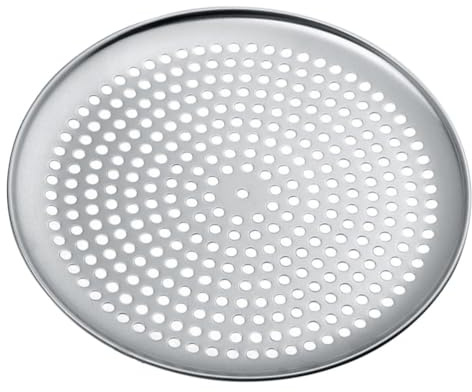 Cabilock Round Pizza Baking Pan Replaceable Multi-Function Pizza Plate Dense for Even Heating Easy to Clean Kitchen Bakeware for Savory Dishes and Cakes
