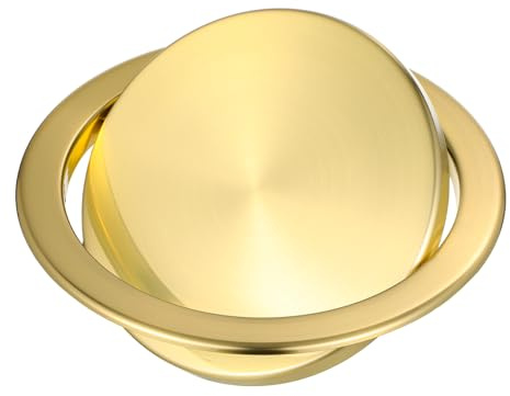Cabilock Tapa De Bote De Basura Empotrada para Cocina De Acero Inoxidable Tapa para Cubo De Basura para Encimera De Cocina y Baño