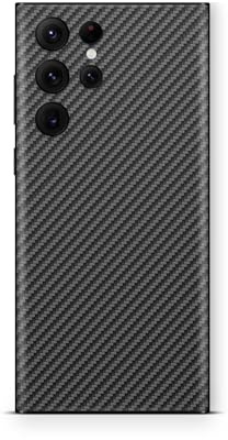 Skins4u Skin kompatibel mit Samsung Galaxy S24 Ultra Schutzfolie Skins Cover Design Aufkleber Schutz Folie Carbon