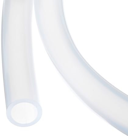 Rebower Tuyau en Silicone de 1 Mètre (3,3 Pieds) DI 25 mm DE 29 mm, en Plastique Transparent pour Usages Industriels, Tels Que Le Pompage, L'Écoulement, L'Irrigation et la Brasserie