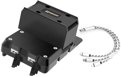 Supporto Navigatore Per BMW Per R1200RT Per R1250RT Per R 1200 1250 RT Moto USB Telefono Mobile GPS Staffa Navigazione Supporto Ricarica Senza Fili Staffa Navigazione GPS (Color : Wireless and USB)