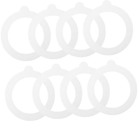 iplusmile 8stücke Dichtungen Für Einmachgläser Langlebige Und Leicht Austauschbare Dichtungsringe Passend Für Standard-glasgefäße Für Lebensmittelaufbewahrung