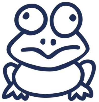 Tattwo.me – Temporäre Tattoos für Erwachsene und Kinder, hält 2 Wochen, wasserfest – Frosch – Pflanzliche Tinte – EU-Kosmetik-Zertifikat – (P0705)