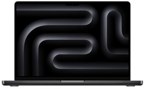 2023 Apple MacBook Pro con Apple M3 Pro 11-Core CPU/14-Core GPU (14-pulgadas, 18GB RAM, 512GB SSD de Almacenamiento) (QWERTY English) Negro Espacial (Reacondicionado)