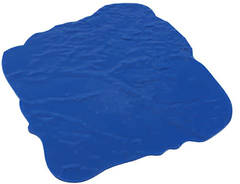 Moule à tampons pour béton 91 x 91 cm, ensemble de motifs d'ardoise en béton sans couture, tapis d'estampage en ciment PU avec coupe-bordures, tapis décoratifs pour tampons en béton (91 x 91 cm).