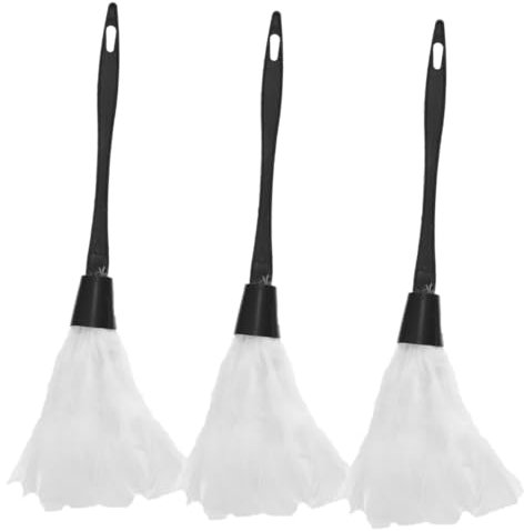 DEARMAMY 3piezas Plumeros Miniatura Plumero De Sirvienta Para Halloween y Fiestas Accesorio De Para Disfraces y Decoración Herramienta Para Limpiar Muebles