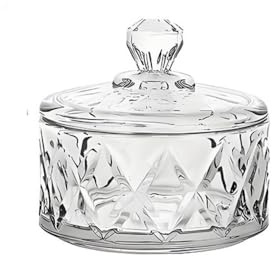 Ciotola per gelato, ciotola da dessert in vetro, ciotola per yogurt, 75 ml, tazze per gelato in vetro con coperchio, tazze trasparenti per budino (stile B)