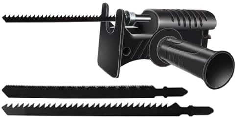 Fangfhai Adaptador de Sierra Recíproca - Cabezal de Corte Recíproco Portátil,Accesorio Recíproco De Máquina De Corte Para Recortar Tubo De PVC, Madera, Cartón, Láminas De