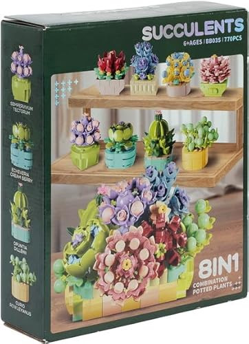 Set di Piante Grasse 770 Blocchi