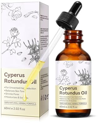 Cyperus Rotundus Oil- Hair removal Care Essential Oil - Moisturizes & Hydrates, lmproves Skin Texture & Elasticity, Easy to Absorb & Shrinks Pores After Shave Care - Hair Inhibitor Oil for Women