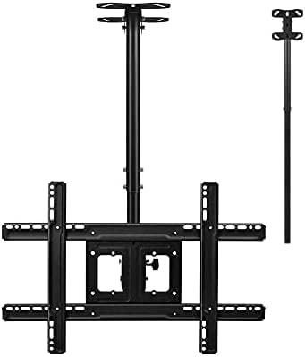 Multifunction Tv Ceiling Mount, Full Motion Height Adjustable, for 26-65 Inch Flat and Curved Tvs Up to 50Kg Tv Mount Tv Stand