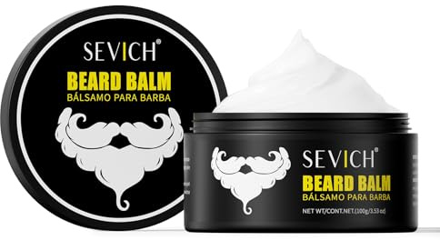 Sevich Bartbalsam Für Männer Dieser Mit Sheabutter Und Biotin Angereicherte Balsam Bändigt Widerspenstiges Und Fliegendes Barthaar Und Beruhigt Gleichzeitig Empfindliche Haut 100 G
