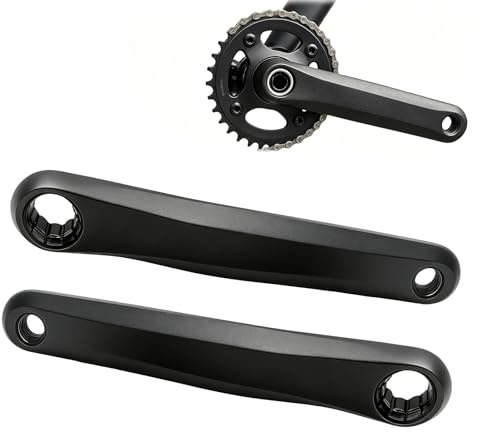 Fahrrad Kurbelarm, 170mm Elektrofahrrad-Mittelmotorkurbeln,1 Paar | Fahrrad Kurbelgarnitur für Bosch CR-E01 & E-Bike Systeme, Classic/M12 Active/Performance/M15, für MTB, E-Bike ISIS Crank Arm