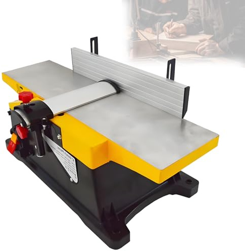 Benchtop Planer Thicknesser, 1800W 12000 RPM Heavy Duty Wood Planer, Adjustable Cutting Depth for Precision Woodworking