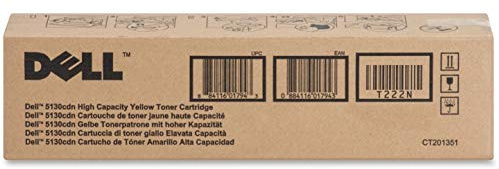 Dell T222N Original 5130cdn High Capacity Toner Kit, ca. 12.000 Seiten, yellow