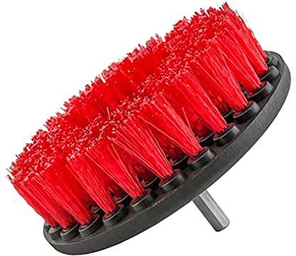 Chemical Guys Carpet Brush with Drill Attachment, Heavy Duty, Red - ACC_201_BRUSH_HD