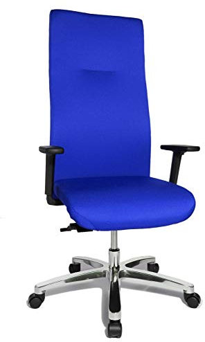 TOPSTAR Drehstuhl Big Star bis 150kg Körpergewicht, blau LEHNENHÖHE 80 cm