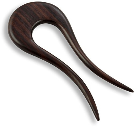 Island Piercings Haarnadel Handarbeit aus Holz HN253