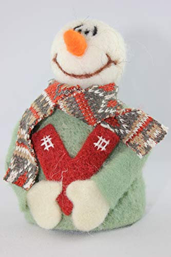 Baden - 1191452 - Eierwärmer, Filz, Schneemann, 11cm