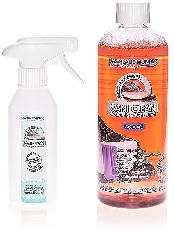 Das Blaue Wunder Sani Clean (Lavendel, 750 ml) Badreiniger I schonenden Reinigung I strahlender Glanz